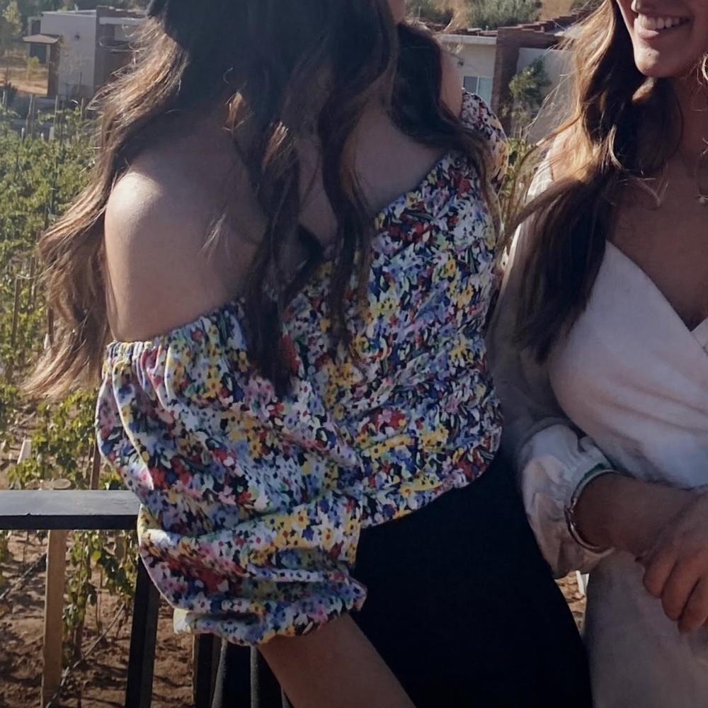 Zara Flower Top